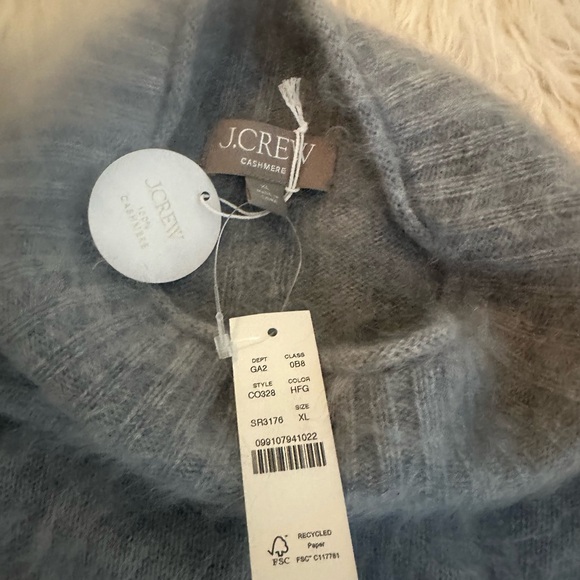 J.Crew Brushed Cashmere 2025 Rollneck Sweater size XL NWT - Picture 13 of 15